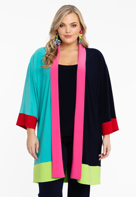 Kimono Colourblocking DOLCE - blue - #1