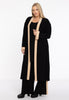 Cardigan Long Contrast Lines DOLCE - black  - #2