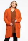 Strickjacke teddy - Orange