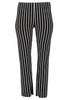 Trousers Bootleg STRIPES - black  - #3