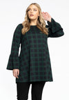 Tunic wide bottom flared cuff gilly - Schwarz