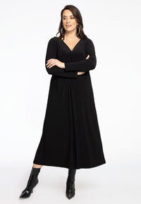 Dress long gather DOLCE - black - #2