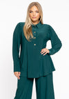 Blouse flare puff sleeve DOLCE - dark green