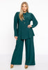 Blouse flare puff sleeve DOLCE - dark green - #2