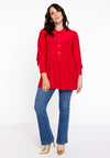 Blouse flare puff sleeve DOLCE - red 