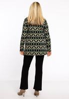 Tunic flare high collar JADE - black  - #3