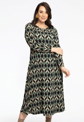 Dress wide JADE - black  - #1