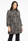 Tunic high neck SANSA - black 