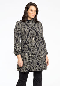 Tunic high neck SANSA - black - #1