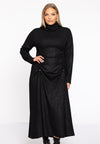 Kleid mit kordelzug sparkle - Schwarz