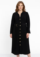 Dress Buttoned Long DOLCE - black  - #1