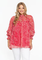 Tunic ruffle ROSSA - red - #1