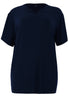 Tunic straight PLISSE - blue - #4