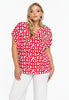 Shirt V-neck PENELOPE - red 