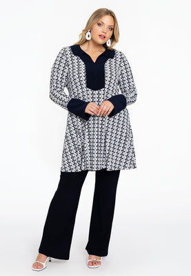 Tunic wide bottom LOGO Y - ecru - #2