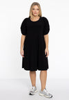 Kleid mit puffärmeln dolce - Schwarz