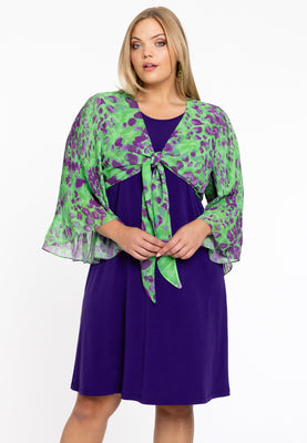 Shrug plisse FIERCE - green  - #1