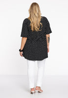 Tunic swing DOTS - black - #3