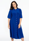 Dress smock shoulder DOLCE - indigo