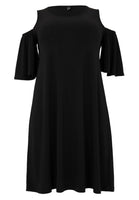 Dress cut out shoulder DOLCE - black - #4