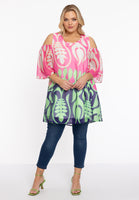 Tunic wide bottom CERISE - pink - #2