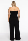 Jumpsuit smocked strapless DOLCE - black 