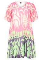 Dress A-line CERISE - pink - #4