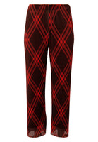 Trousers CHECK - red - #3