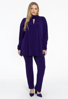 Tunic flare pleated DOLCE - purple  - #2