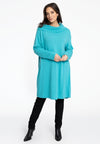 Long sweater - turquoise