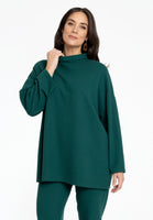 Pullover wide TYRA - dark green - #1