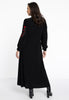 Dress long embroidered DOLCE - black  - #3