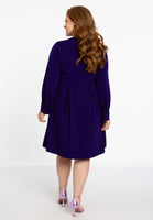 Dress grandad collar DOLCE - purple  - #3