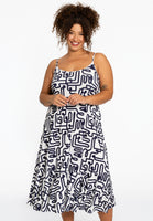 Dress spaghetti MAZE - white  - #1