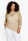 Goldener lurexpullover - Gold