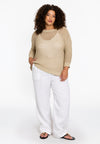 Goldener lurexpullover - Gold