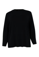 Oversized tee long sleeves LOUNGE - black  - #4