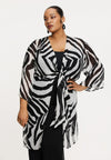 Cardigan knot SAVANNA - black