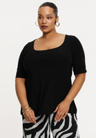 Top flared DOLCE - black - #1