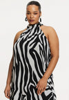 Neckholderkleid savanna - Schwarz