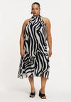 Neckholderkleid savanna - Schwarz