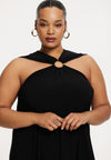 Kleid mit ring dolce - Schwarz