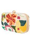 Clutch mit perlen - multi