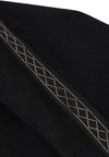 Mantel mit verzierungen - Schwarz