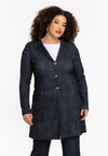 Langes blazer denim dolce - Schwarz