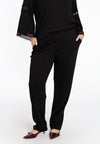 Tapered trousers VERO - black