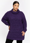 Pullover mit rollkragen - Violett