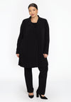 Blazer a-linie dolce plisse - Schwarz