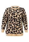 Strickjacke cheeta - Schwarz