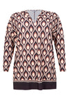 Tunic square GOCCIA - purple - #3